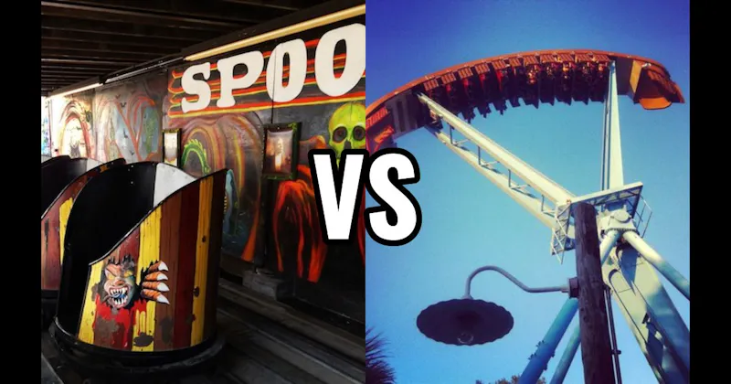 Haunted Dark Ride vs. Pirate Ship