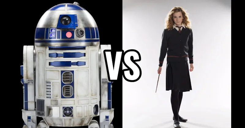 Hermione Granger vs. R2-D2 (Star Wars)