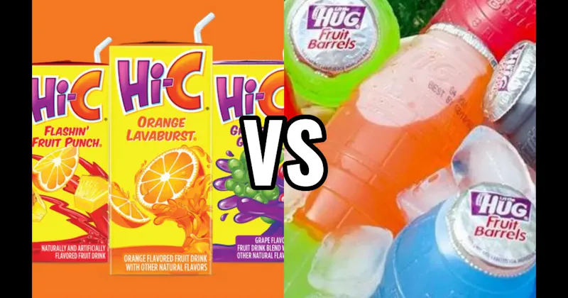 HI-C vs. LITTLE HUG FRUIT BARRELS
