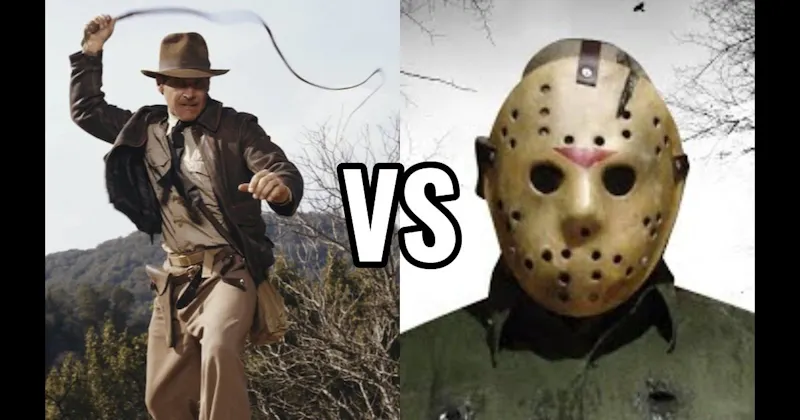 Hockey Mask (Friday the 13th) vs. Indiana Jones' Whip