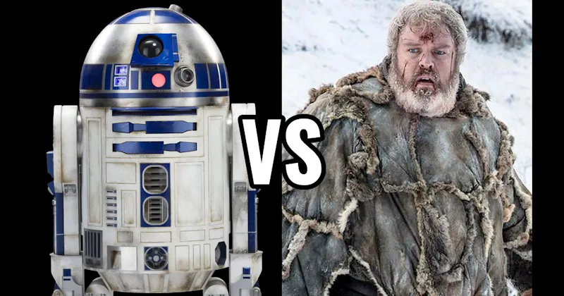 Hodor vs. R2-D2 (Star Wars)