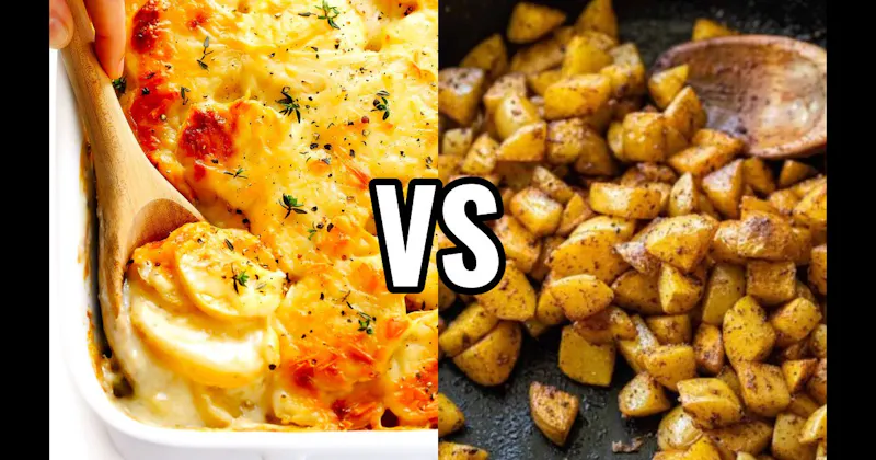 Home Fries vs. Scalloped Potatoes