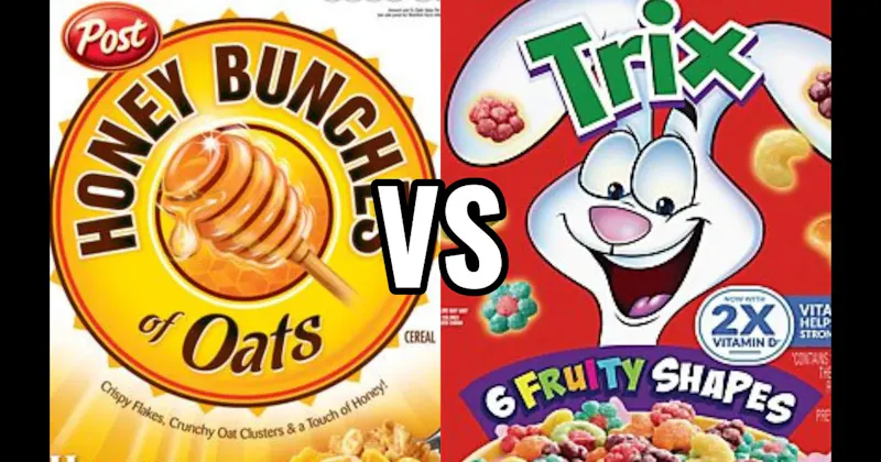 HONEY BUNCHES OF OATS vs. TRIX