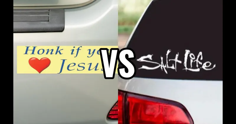 Honk If You Love Jesus vs. Salt Life