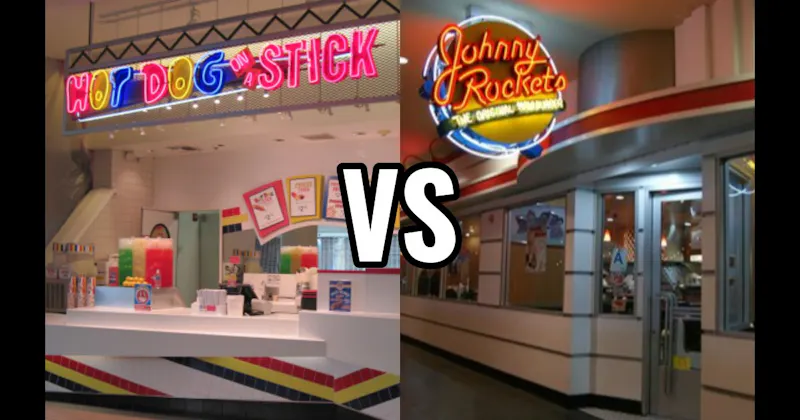 Hot Dog on a Stick vs. Johnny Rockets