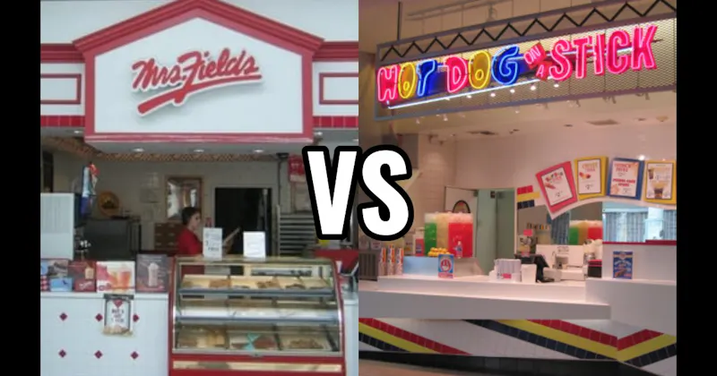 Hot Dog on a Stick vs. Mrs. Fields