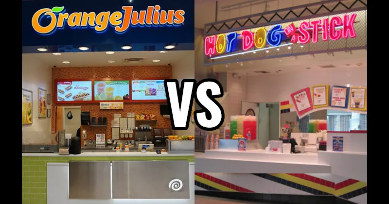 Hot Dog on a Stick vs. Orange Julius
