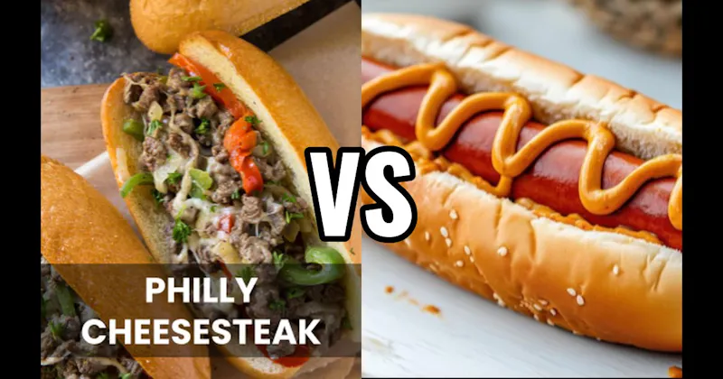 Hot Dogs vs. Philly Cheesesteak