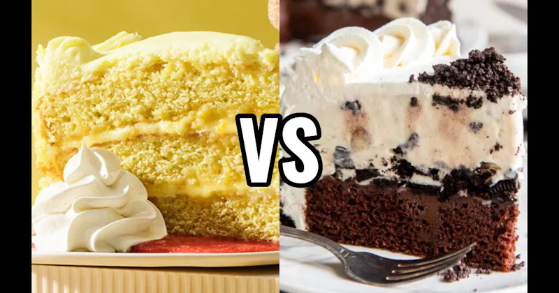 Ice Cream Cake vs. Lemon Cake