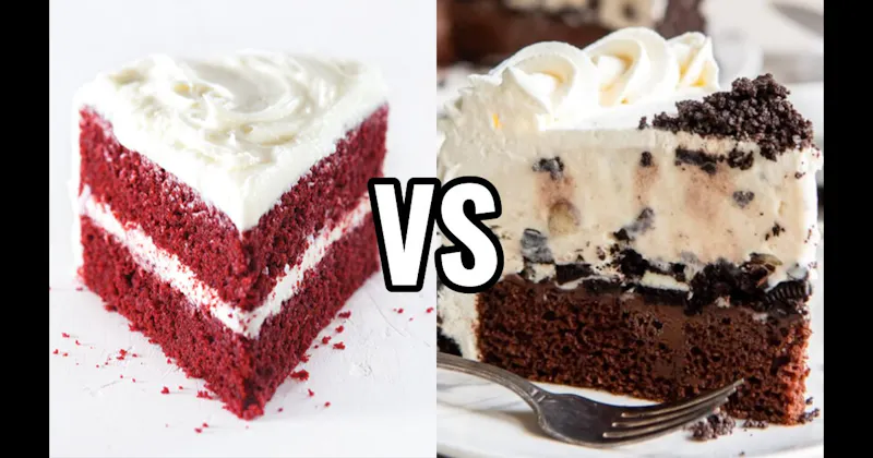 Ice Cream Cake vs. Red Velvet Cake