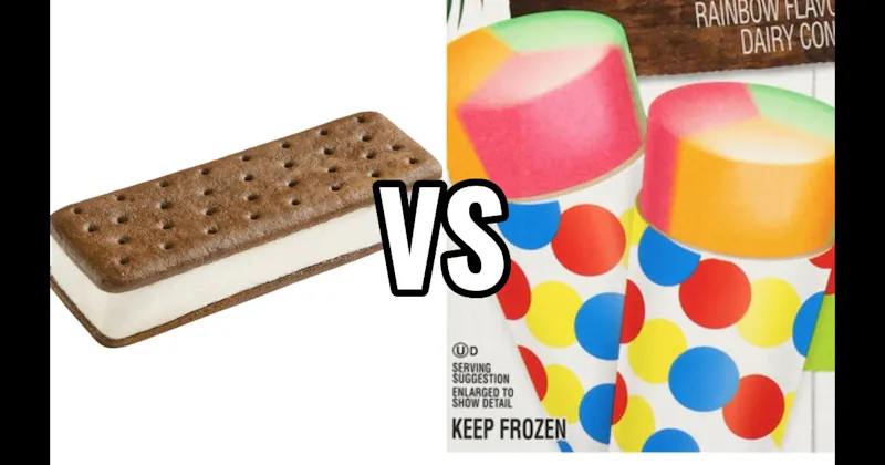 Ice Cream Sandwich vs. Push Pops