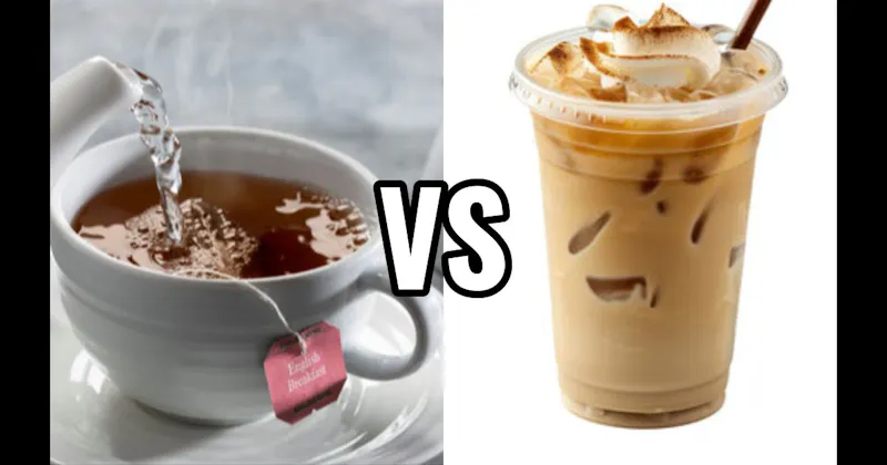 Iced Coffee vs. Tea