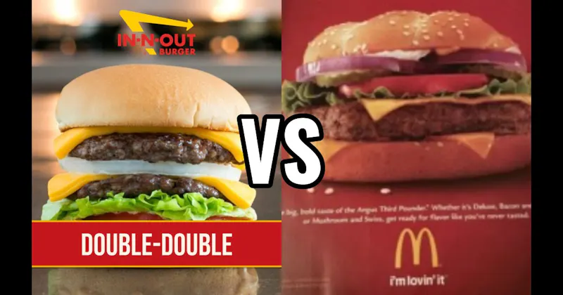 In-N-Out Double-Double vs. McDonald’s Quarter Pounder