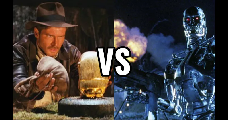 Indiana Jones (Raiders of the Lost Ark) vs. T-800 (The Terminator)