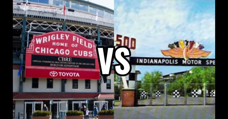 Indianapolis Motor Speedway vs. Wrigley Field