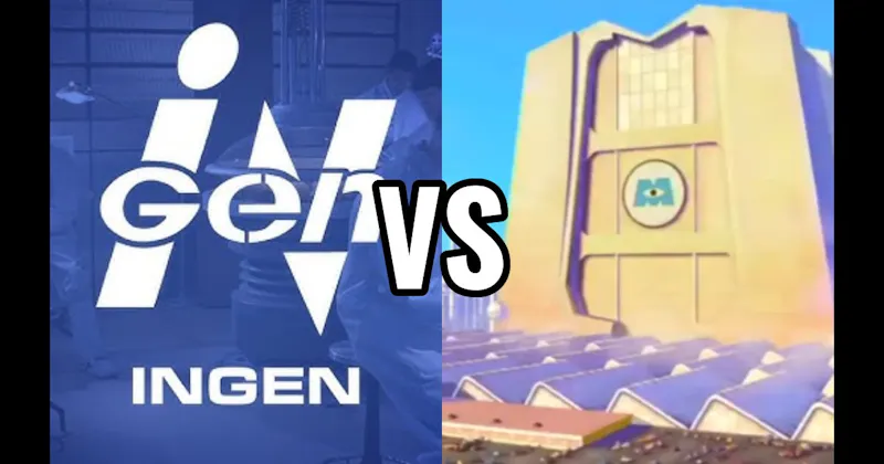 InGen (Jurassic Park) vs. Monstropolis Energy Company (Monsters, Inc.)
