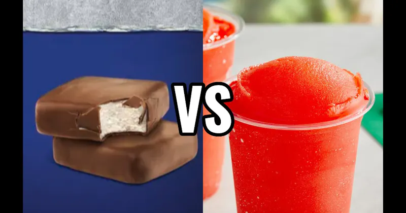 Italian Ice vs. Klondike Bars