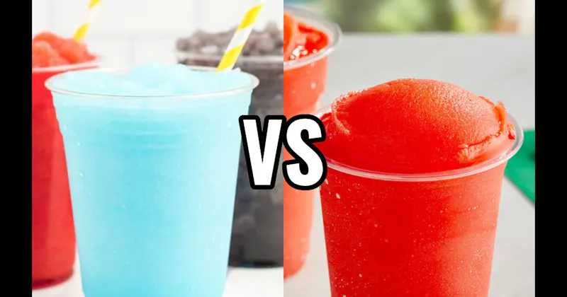 Italian Ice vs. Slushies