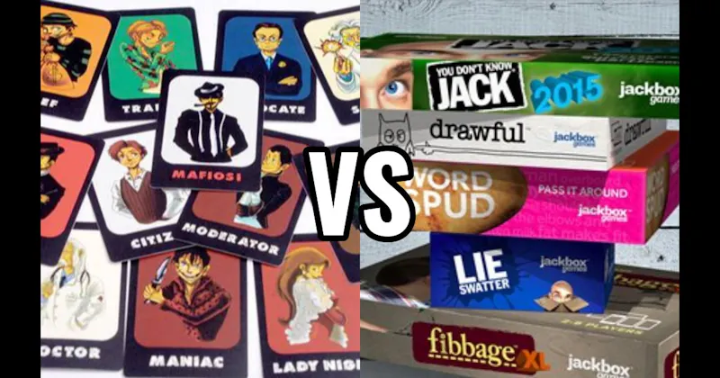 Jackbox Games vs. Mafia / Werewolf
