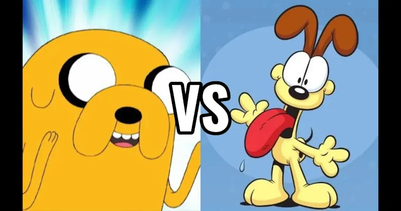 Jake the Dog (Adventure Time) vs. Odie (Garfield)