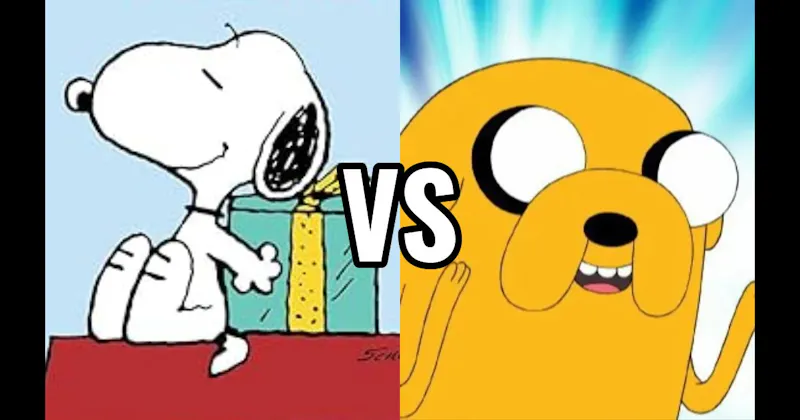 Jake the Dog (Adventure Time) vs. Snoopy (Peanuts)