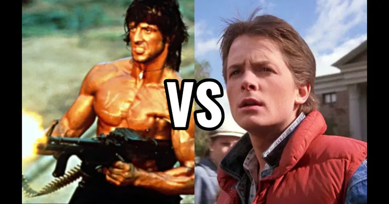 Marty McFly (Back to the Future) vs. Rambo