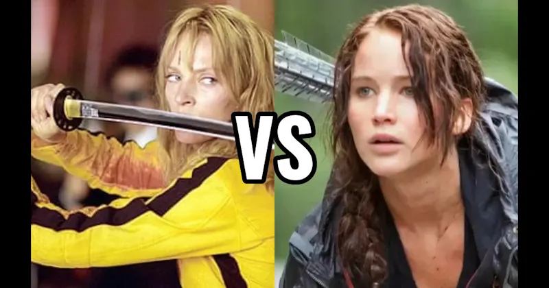 Katniss Everdeen (The Hunger Games) vs. The Bride / Beatrix Kidd (Kill Bill)