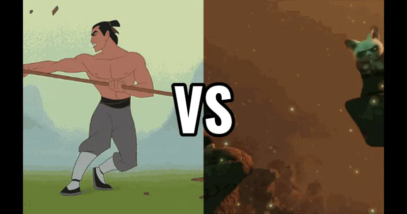 Kung Fu Panda (Training) vs. Mulan (Training)