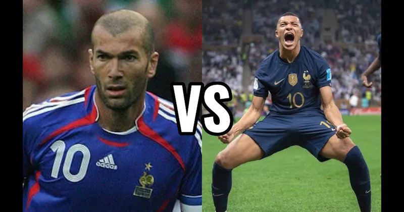 Kylian Mbappé vs. Zinedine Zidane
