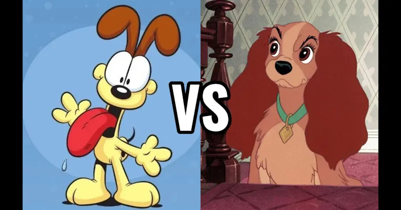 Lady (Lady and the Tramp) vs. Odie (Garfield)
