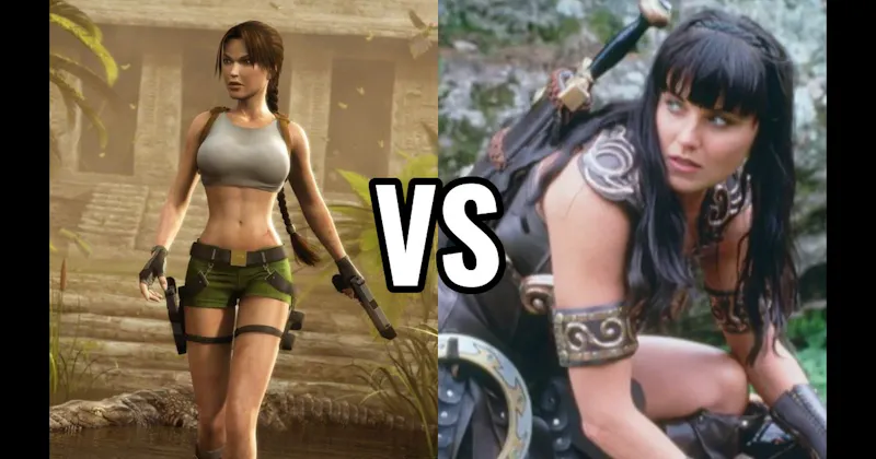Lara Croft (Tomb Raider) vs. Xena (Xena: Warrior Princess)