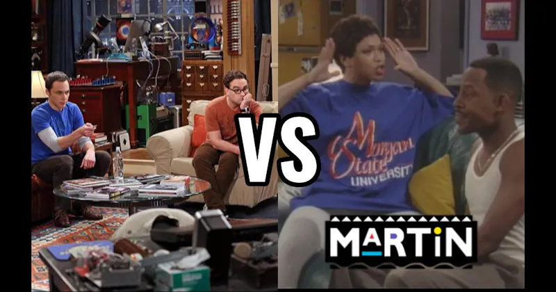 Leonard & Sheldon’s Apartment (Big Bang Theory) vs. Martin’s Apartment (Martin)