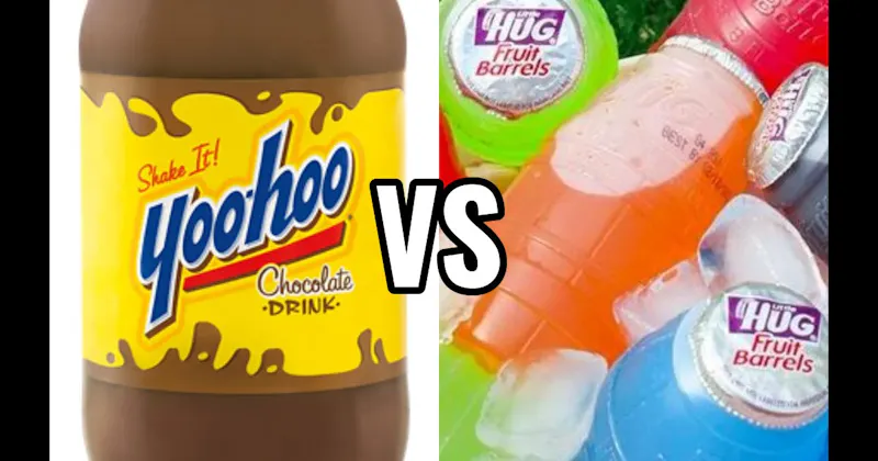 LITTLE HUG FRUIT BARRELS vs. YOO-HOO