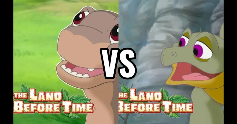 Littlefoot (Land Before Time) vs. Spike (Land Before Time)