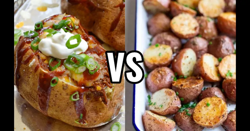 Loaded Baked Potato vs. Roasted Potatoes