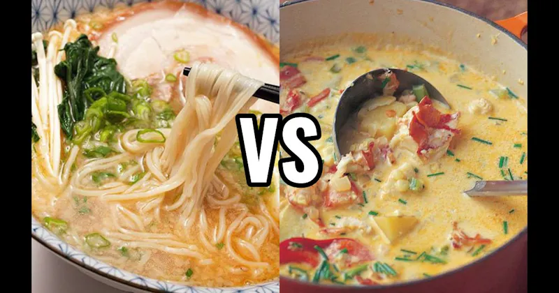 Lobster Bisque vs. Ramen