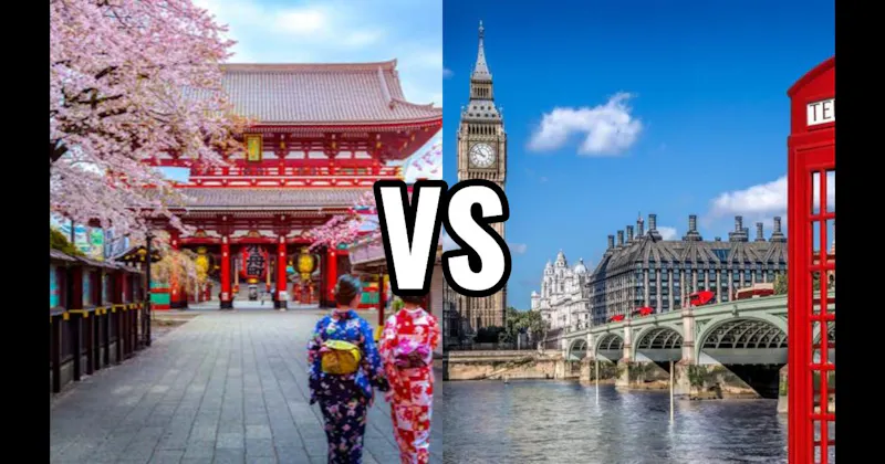 London, England vs. Tokyo, Japan