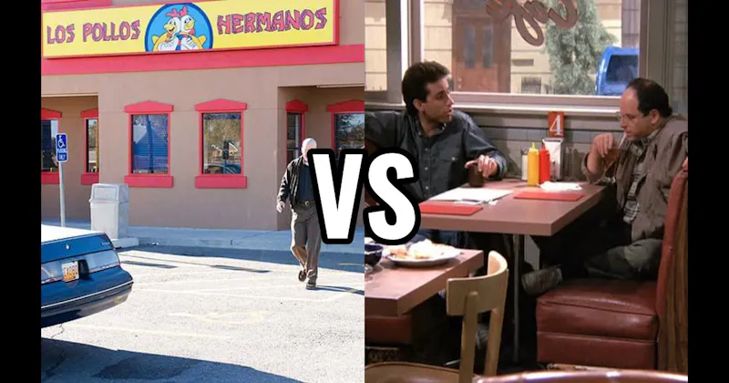 Los Pollos Hermanos (Breaking Bad) vs. Monk’s Café (Seinfeld)