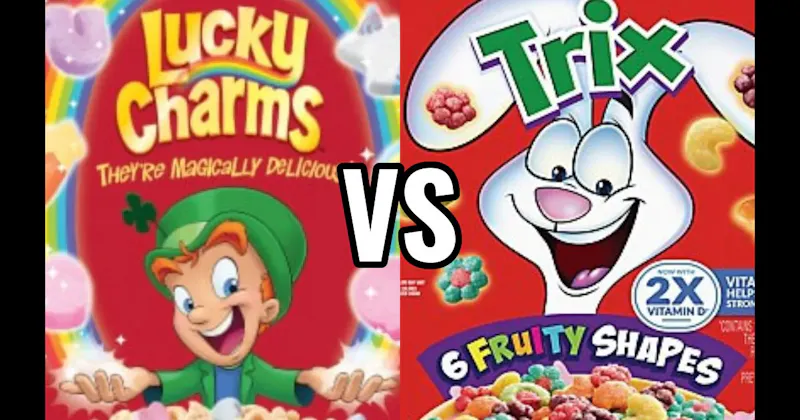 LUCKY CHARMS vs. TRIX