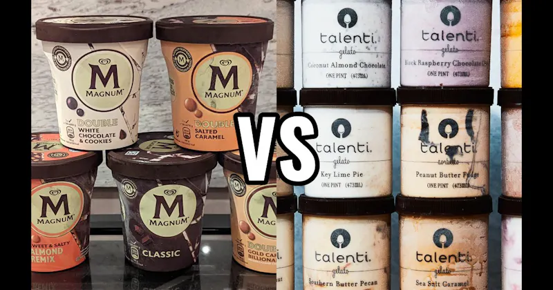Magnum vs. Talenti Gelato & Sorbetto