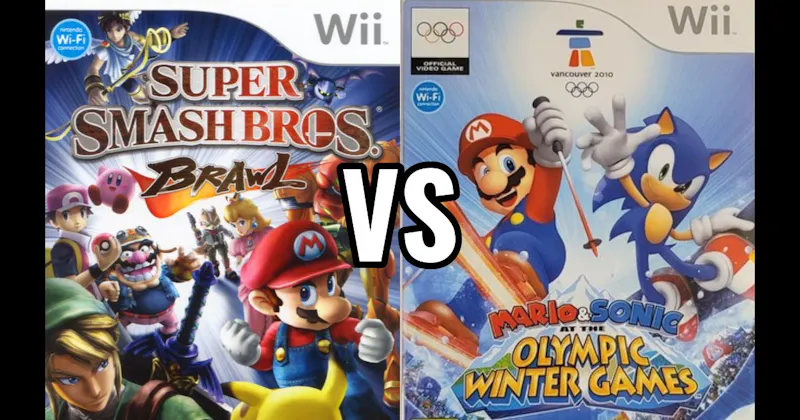 Mario & Sonic at the Olympic Winter Games vs. Super Smash Bros. Brawl