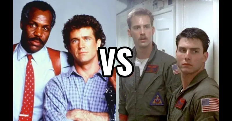 Martin Riggs & Roger Murtaugh (Lethal Weapon) vs. Maverick & Goose (Top Gun)