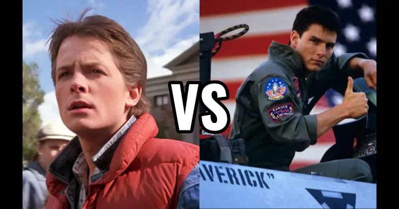 Marty McFly (Back to the Future) vs. Maverick (Top Gun)