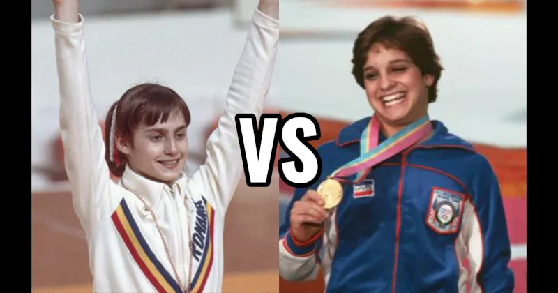 Mary Lou Retton vs. Nadia Comăneci