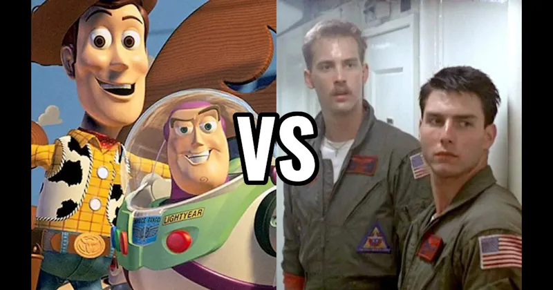 Maverick & Goose (Top Gun) vs. Woody & Buzz Lightyear (Toy Story)
