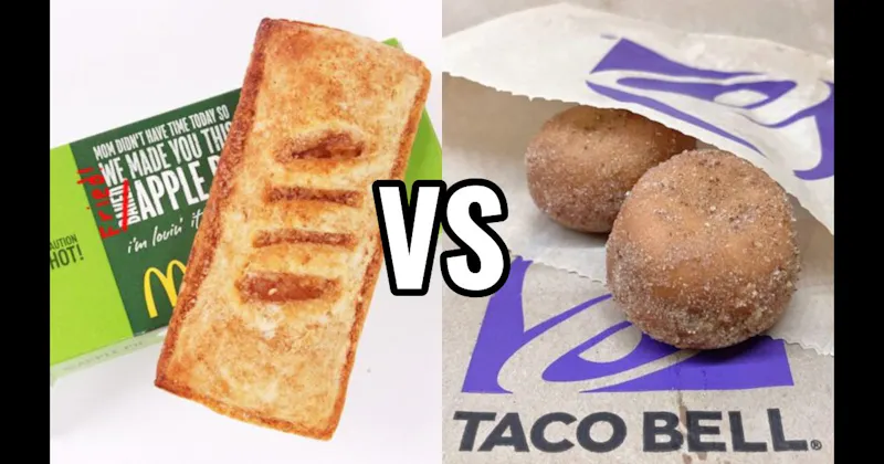 McDonald’s Apple Pie vs. Taco Bell Cinnabon Delights