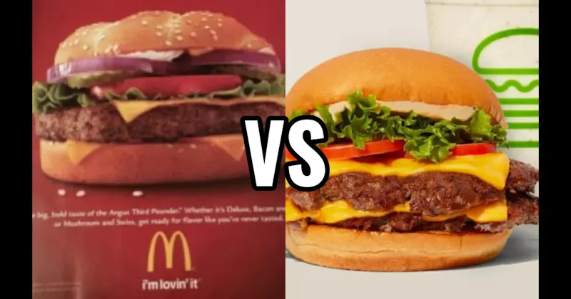 McDonald’s Quarter Pounder vs. Shake Shack ShackBurger