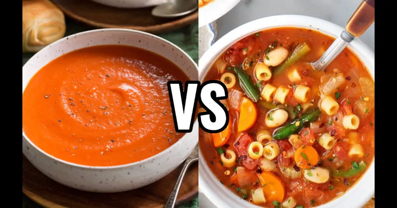Minestrone vs. Tomato Soup