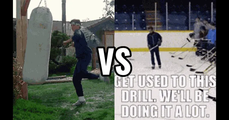 Miracle (Training) vs. The Karate Kid