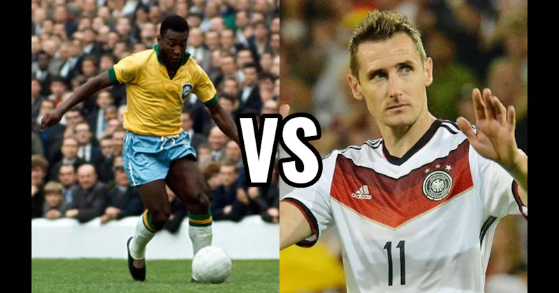 Miroslav Klose vs. Pelé